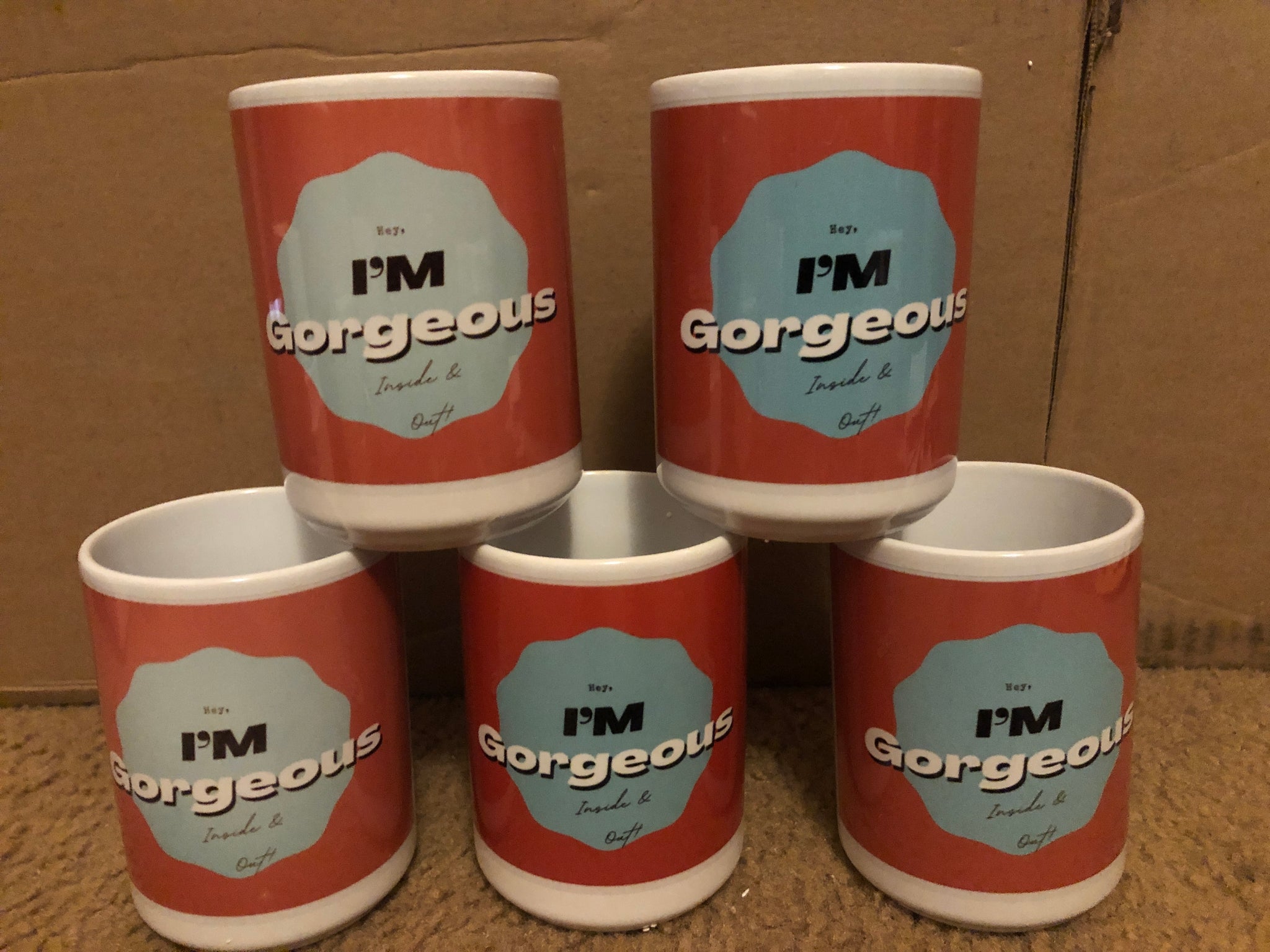Gorgeouses27 “I’m GORGEOUS Inside & Out” 15oz Coffee Cups
